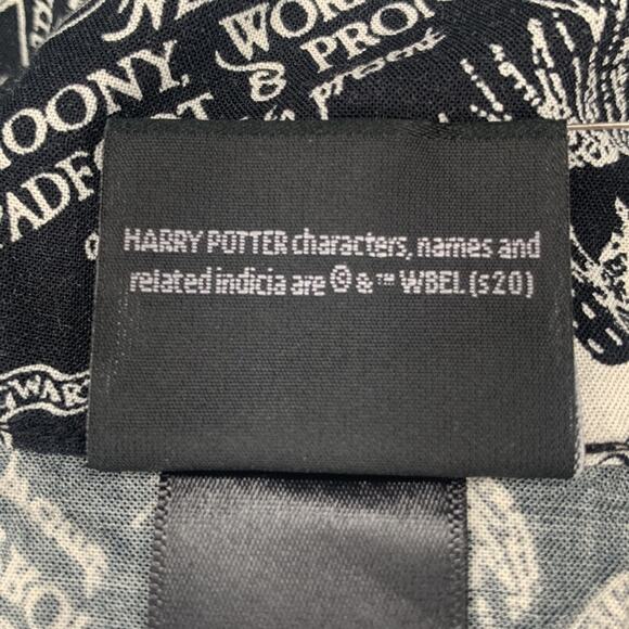 Harry Potter The Marauder's Map Print Top Sleeveless Buttons Down Size XL Junior - Picture 12 of 13